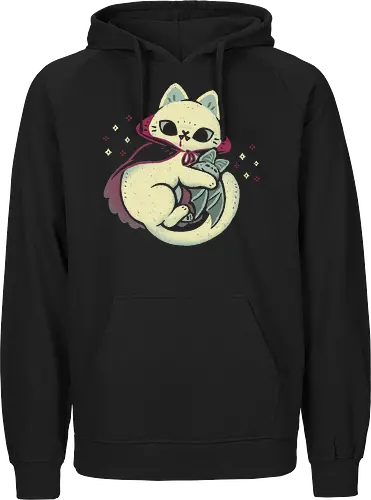 Cute Vampire Cat bites Bat
