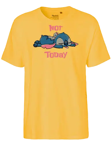 Not Today Alien - not today, lilo and stitch, science fiction comedy, scrump, cute, Experiment 626, Hawaii - Fairtrade T-Shirt