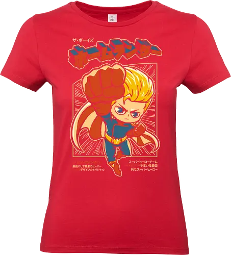 Chibi Homelander Japanese Art - japanese, anime, the boys, billy butcher, compound v, funny, homelander, the seven, hughie campbell, starlight, comics, chibi, kawai, animated, cute, japan, super villain, cartoon, superheros - Standard T-Shirt (Frauen)