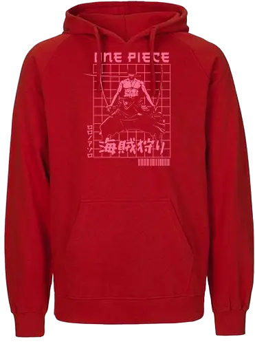Swordsman - zoro, anime, manga, haki, yonko, pirate hunter, wano, japanese, samurai, katana, pirate anime - Fairtrade Hoodie