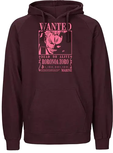Wanted - zoro wanted, zoro, anime, haki, santoryu, samurai, katana, roronoa zoro, luffy anime, one piece anime, manga, haki, yonko, pirate hunter, wano, japanese - Fairtrade Hoodie