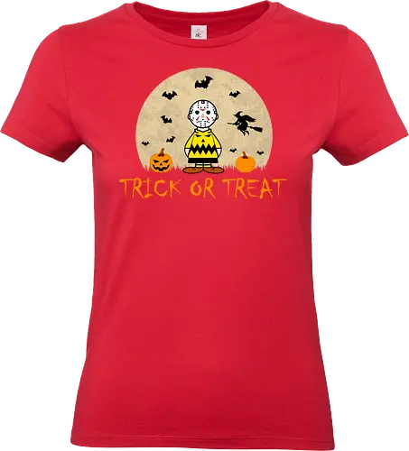 Trick Or Treat Halloween Comics Art  - halloween, peanuts, cartoon, pop culture, nerd, humor, parody, funnytee, joke, geek, funny slogan, funny quote, mashup, comics - Standard T-Shirt (Frauen)