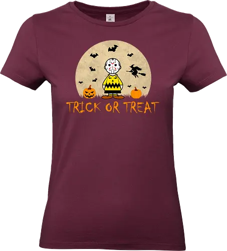 Trick Or Treat Halloween Comics Art  - halloween, peanuts, cartoon, pop culture, nerd, humor, parody, funnytee, joke, geek, funny slogan, funny quote, mashup, comics - Standard T-Shirt (Frauen)