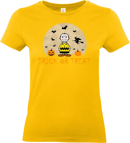 Trick Or Treat Halloween Comics Art  - halloween, peanuts, cartoon, pop culture, nerd, humor, parody, funnytee, joke, geek, funny slogan, funny quote, mashup, comics - Standard T-Shirt (Frauen)