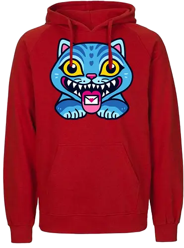 clumsy cat - anime, cat, kpop, animal, japanese, manga, cute - Fairtrade Hoodie