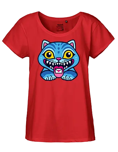 clumsy cat - anime, cat, kpop, animal, japanese, manga, cute - Fairtrade Girl Shirt