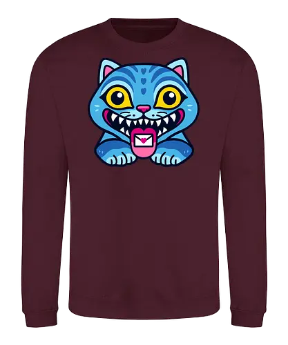 clumsy cat - anime, cat, kpop, animal, japanese, manga, cute - Sweatshirt