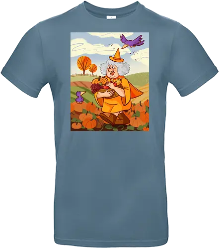 Mabon Hexe - Comic, Hexe, Witch, Herbst, Kürbis, Autumn, Mabon, witchy - Standard T-Shirt