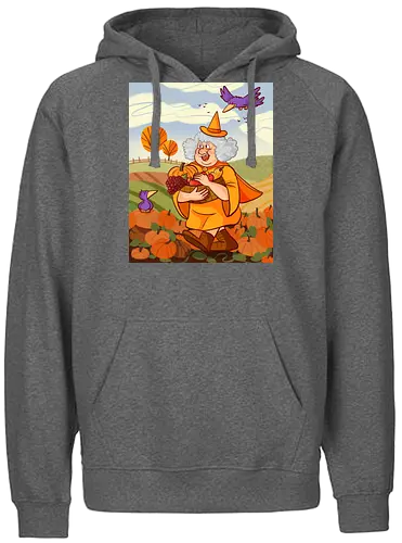 Mabon Hexe - Comic, Hexe, Witch, Herbst, Kürbis, Autumn, Mabon, witchy - Fairtrade Hoodie