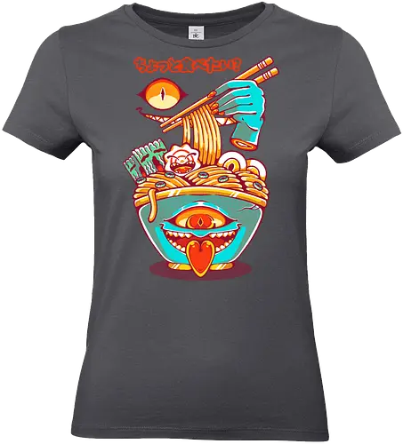 HAUNTED RAMEN - ramen, ramen noodles, halloween, yokai, demon, monster, japanese, japan - Standard T-Shirt (Frauen)