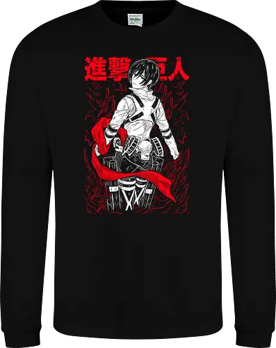 Mikasa Ackerman on Titan - Attack