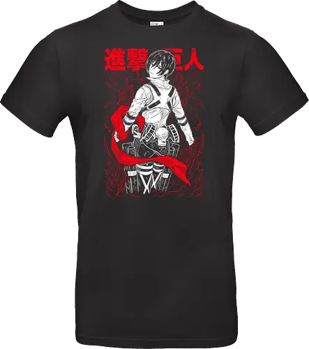 Mikasa Ackerman on Titan - Attack