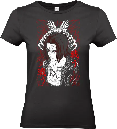 Eren Yeager on Titan - Attack - Kawaii, Anime, Manga, Tokyo, Angry, Japanese Art, Aesthetic, Manga Style, Zylixzen, Aggressive, Gamer, Otaku, Gift, Cool - Standard T-Shirt (Frauen)
