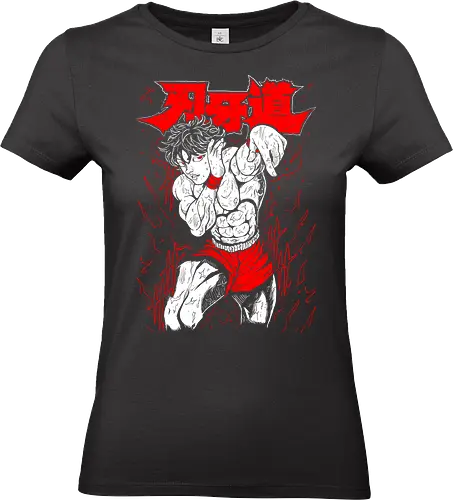 Baki Hanma - the Grappler - Aggressive, Gamer, Otaku, Gift, Cool, Kawaii, Anime, Manga, Tokyo, Angry, Japanese Art, Aesthetic, Manga Style, Zylixzen - Standard T-Shirt (Frauen)