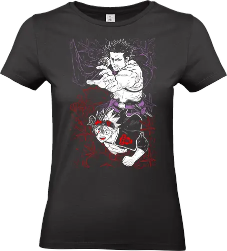Asta Black And Yami Sukehiro - Clover - Kawaii, Anime, Manga, Tokyo, Angry, Japanese Art, Aesthetic, Manga Style, Zylixzen, Aggressive, Gamer, Otaku, Gift, Cool - Standard T-Shirt (Frauen)