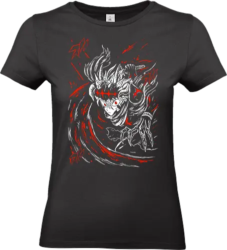 Asta Black Staria - Clover - Kawaii, Anime, Manga, Tokyo, Angry, Japanese Art, Aesthetic, Manga Style, Zylixzen, Aggressive, Gamer, Otaku, Gift, Cool - Standard T-Shirt (Frauen)