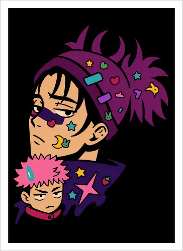 Kawaii Satoru and Sukuna