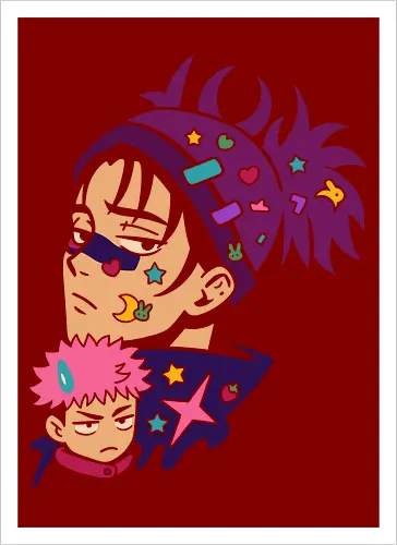 Kawaii Satoru and Sukuna