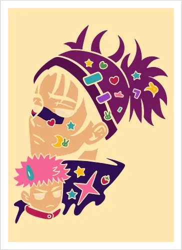 Kawaii Satoru and Sukuna