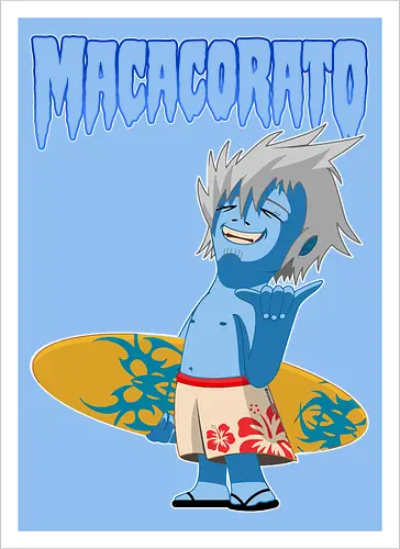 MACACORATO - Surfer Vampire - Lowbrow Surf-Vampir