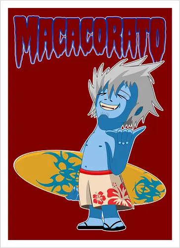 MACACORATO - Surfer Vampire - Lowbrow Surf-Vampir