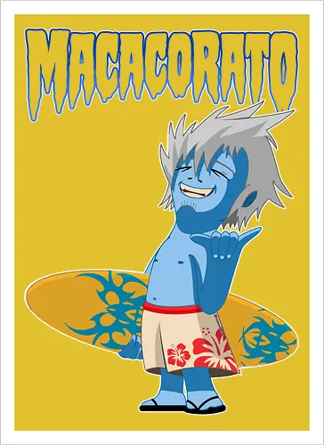 MACACORATO - Surfer Vampire - Lowbrow Surf-Vampir