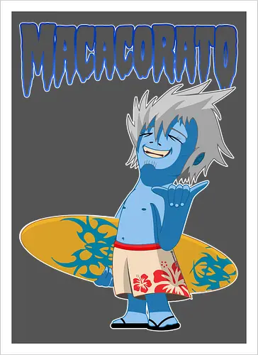 MACACORATO - Surfer Vampire - Lowbrow Surf-Vampir