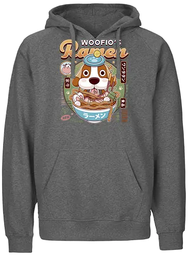 Woofio Vintage Ramen - harvest moon, harvest, cute, adorable, gaming, gamer, game, video game, videogame, videogames, moon, farmer, farmers, farming, farm, harvest, harvesting, videogame, geek, nerd, rpg, jrpg, otaku, cow, story of seasons, rune factory, trio of towns, story of seasons grand bazaar - Fairtrade Hoodie
