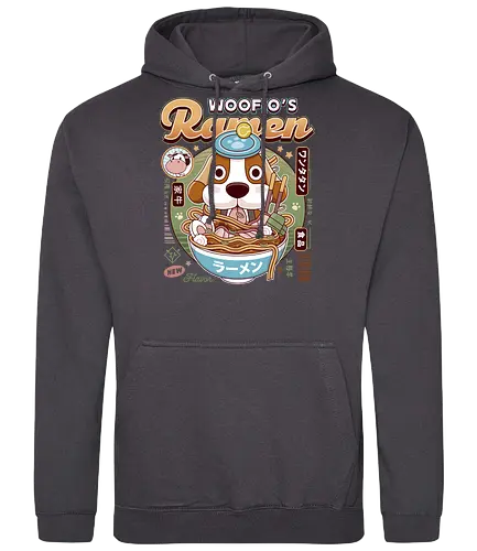 Woofio Vintage Ramen - harvest moon, harvest, cute, adorable, gaming, gamer, game, video game, videogame, videogames, moon, farmer, farmers, farming, farm, harvest, harvesting, videogame, geek, nerd, rpg, jrpg, otaku, cow, story of seasons, rune factory, trio of towns, story of seasons grand bazaar - Standard Hoodie