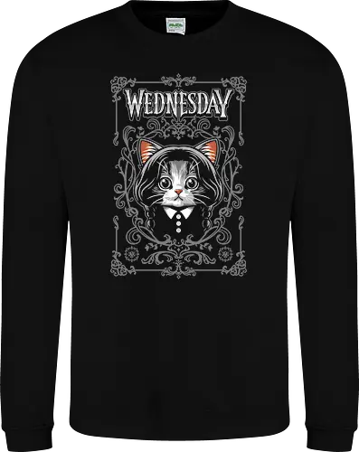 Wednesday Goth Cat