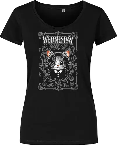 Wednesday Goth Cat