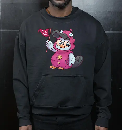 Heinzcon 2025 - heinz, heinzcon, eule, orkenspaltertv - Cropped Sweatshirt