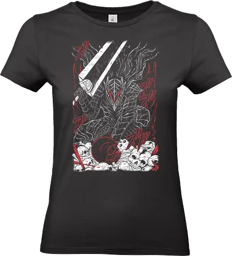 Berserk - Guts Berserker Armour - Cool, Kawaii, Anime, Manga, Tokyo, Angry, Japanese Art, Aesthetic, Manga Style, Zylixzen, Aggressive, Gamer, Otaku, Gift - Standard T-Shirt (Frauen)