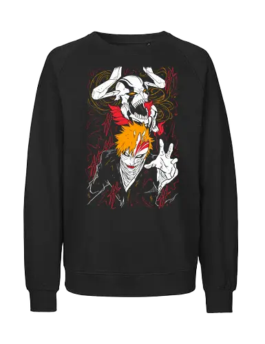 Ichigo Kurosaki - Bleach - Kawaii, Anime, Manga, Tokyo, Angry, Japanese Art, Aesthetic, Manga Style, Zylixzen, Aggressive, Gamer, Otaku, Gift, Cool - Fairtrade Sweatshirt