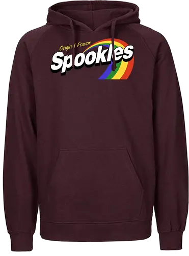 Retro Spookles Parody - halloween, 80s, candy, cosplay, delicious, funny, geek, humor, nerd, parody, rainbow, retro, sweet, trick or treat, vintage - Fairtrade Hoodie
