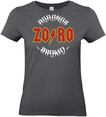ACDC Zoro - Pirate, zoro, straw hat pirates, mugiwara, acdc, monkey d. luffy, joyboy, sanji, robin, nami, anime rock, band merch, rock n roll, music parody, classic rock, vintage band, anime, manga, parody, funny anime, anime meme, weeb, anime joke - Standard T-Shirt (Frauen)