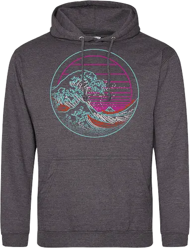Great Neon Wave Circle