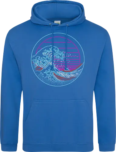 Great Neon Wave Circle