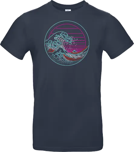 Great Neon Wave Circle