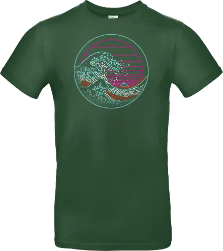 Great Neon Wave Circle