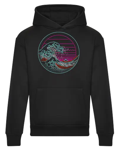 Great Neon Wave Circle