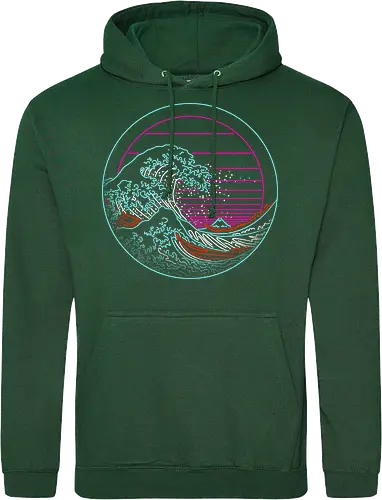 Great Neon Wave Circle