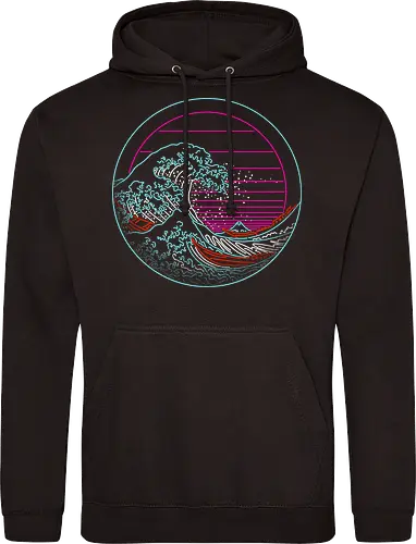 Great Neon Wave Circle