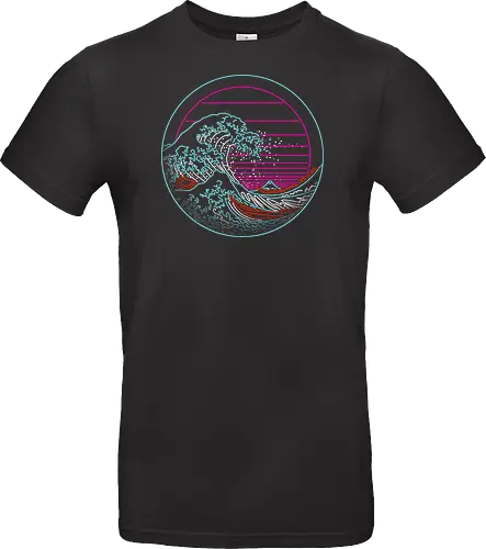 Great Neon Wave Circle