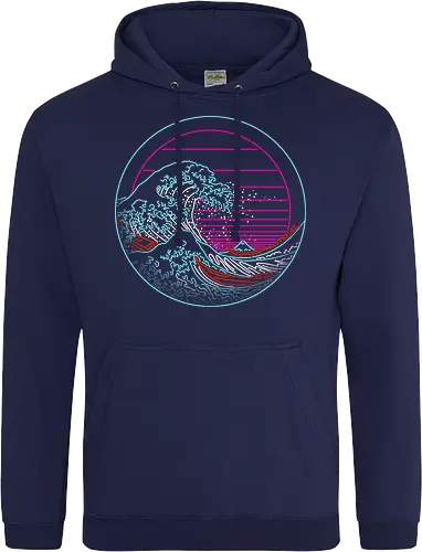 Great Neon Wave Circle