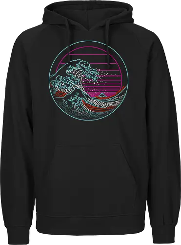 Great Neon Wave Circle