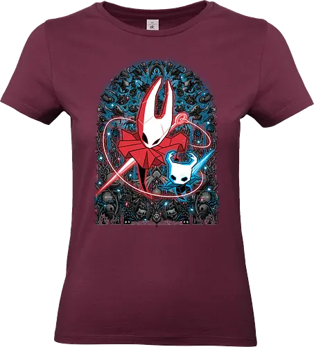 Mosaic Hornet - Bug Knight, knight, hornet, gaming, games, gamer, video games, vintage, japanese, magical, magic, video gaming, silksong, silk song, hollow knight silksong - Standard T-Shirt (Frauen)