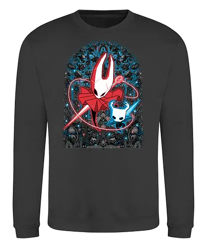 Mosaic Hornet - Bug Knight, knight, hornet, gaming, games, gamer, video games, vintage, japanese, magical, magic, video gaming, silksong, silk song, hollow knight silksong - Sweatshirt