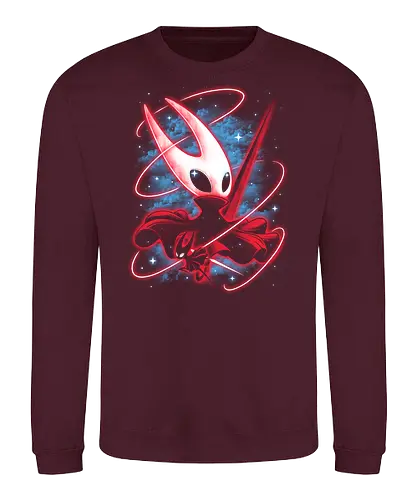 Shadow Hornet - knight, hornet, gaming, games, gamer, video games, vintage, japanese, magical, magic, video gaming, silksong, silk song, Bug Knight, hollow knight silksong - Sweatshirt