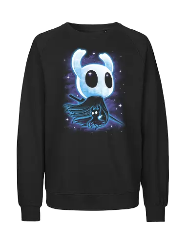 Shadow Knight - knight, hornet, gaming, games, gamer, video games, vintage, japanese, magical, magic, video gaming, silksong, Bug Knight, hollow knight silksong, silk song - Fairtrade Sweatshirt